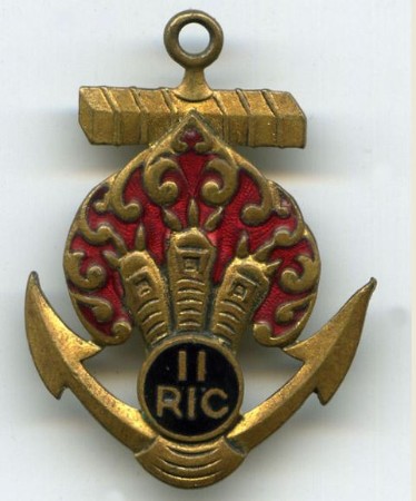 Insigne du 11°Régiment d' Infanterie Coloniale