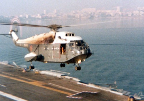 Hélicoptères embarqués de type Super Frelon