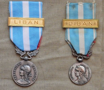  Médaille d'Outre Mer systématiquement décernée aux participants de la FINUL 